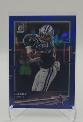 2020 Panini Donruss Optic - Ezekiel Elliott #30 Blue Prizm /179