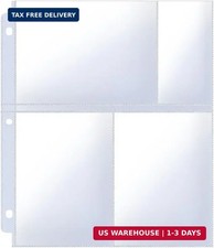 4x6 Photo Sleeves Clear for 3 Ring Binder 240 Pictures , Heavy Transparent