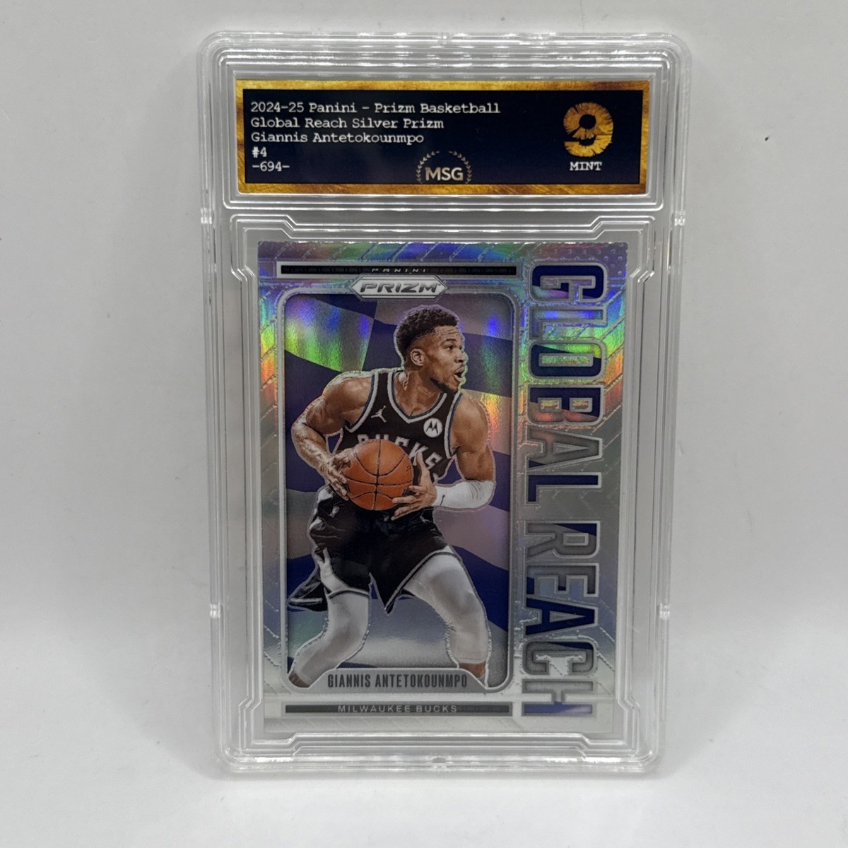 2024-25 Panini Prizm - Global Reach Giannis Antetokounmpo #4