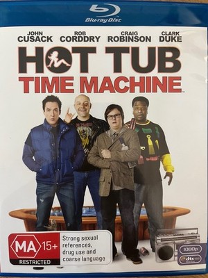 HOT TUB TIME MACHINE (2010) - BLURAY John Cusack BRAND NEW!