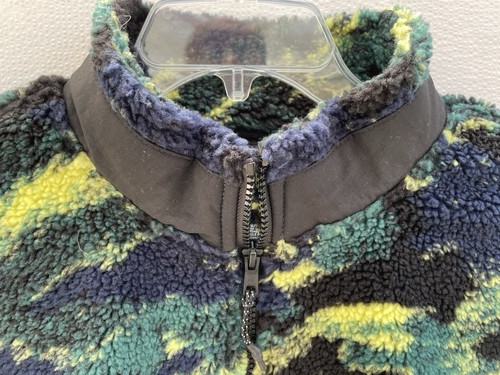 American Eagle Men’s Sherpa Jacket Blue Green Full Zip Size XL NEW - Picture 7 of 11