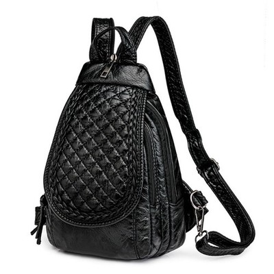 Kleiner Rucksack für Frauen PU Leder Convertible Damen Rucksack Kleiner wasse...