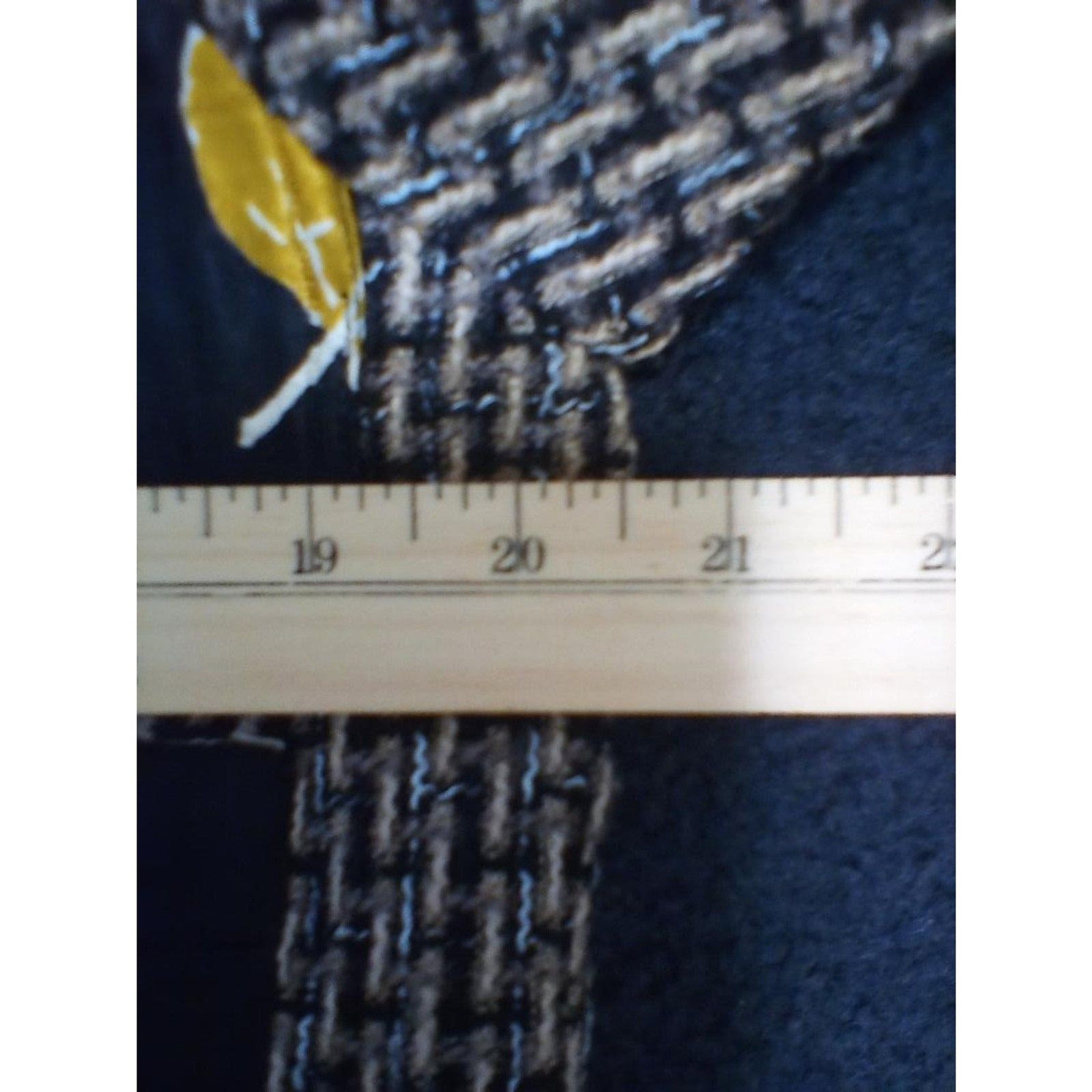 Canvasbacks Patchwork Multicolor Silk Wool Blend … - image 11