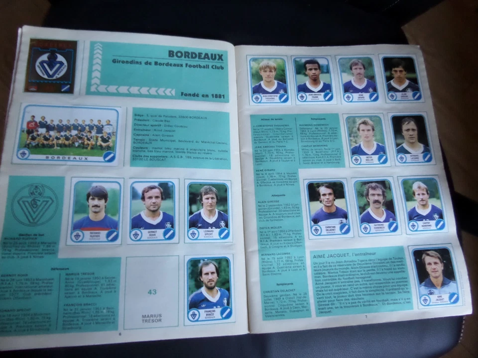 Album Panini FOOTBALL 83 Rempli à 95% Stickers Championnat France 1983 + PSG - Photo 4/4