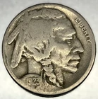 1923 S Buffalo Nickel VG Very Good Condition 5 Cent US Coin - 4379