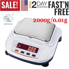 GOYOJO Lab Analytical Balance Digital Precision Scale 2000gx0.01g High Precision