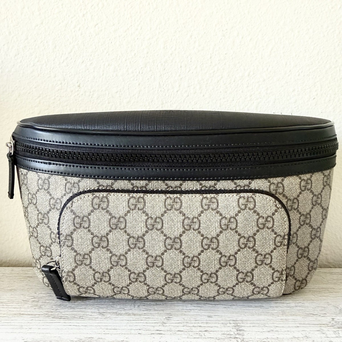 New Gucci GG Supreme Jumbo Logo Belt Brown Size 28 / 70 cm Fits Waist 24 - 28 Gucci Jumbo GG Canvas Belt Bag - Brown Waist Bags, Bags  main image 2