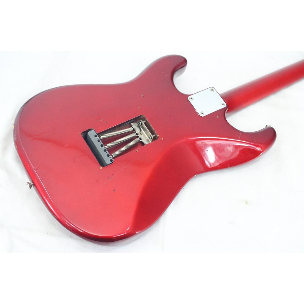 【squire fujigen】レッド Stratocaster 85年 Squier ST-552 Stratocaster SQ Serial 1983 2H CAR Matching