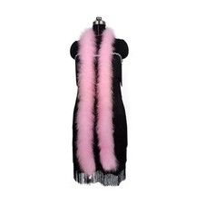2 Yards 40g Fluffy Marabou Feather Boa for DIY Craft Sewing Tri... USA FAST SHIP