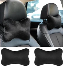 2PCS Car Headrest Pillow,Soft & Comfortable Car Neck Pillow for Driving Fatigue