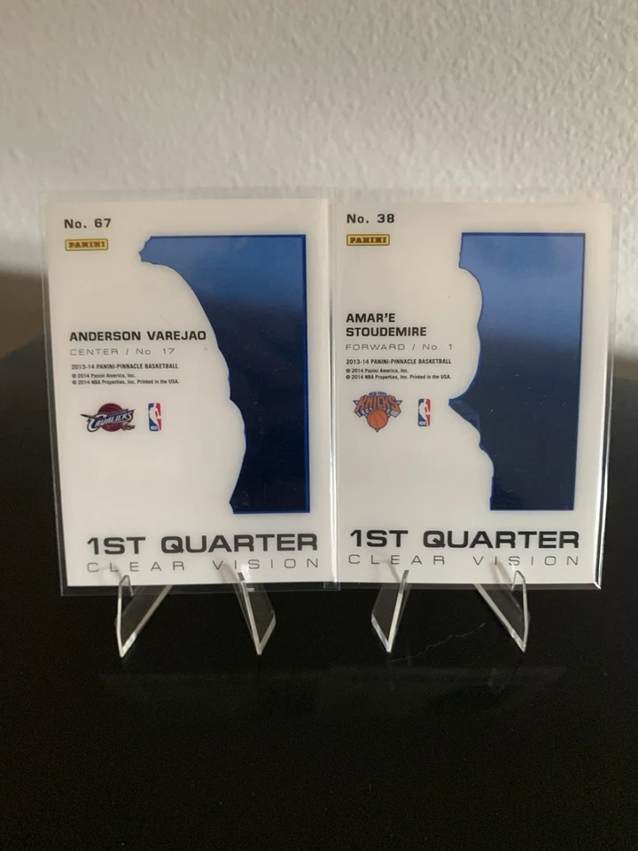 2013-14 Panini Pinnacle Clear Vision Amare Stoudemire & Anderson Varejao - Image 2 of 2