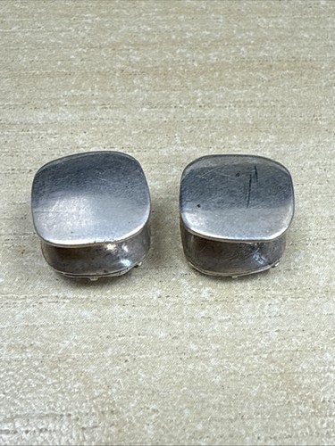 EARLY ANTIQUE ENGLISH FOILED STUART CRYSTAL CUFFLINKS c1720 - Picture 4 of 6
