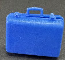Vintage 1960's - Barbie / Fashion Doll - Blue Luggage / Suite Case - Opens
