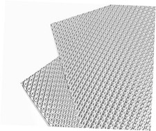 Exhaust Heat Shield Automotive 16"x13" 2 Pack, Embossed 16"x13"/piece-2piece