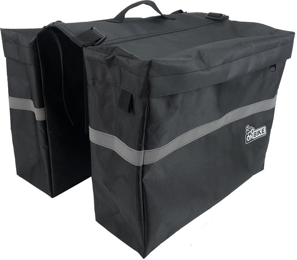 ON BIKE Borsa doppia per portapacchi posteriore con capacità 23 litri On Bike