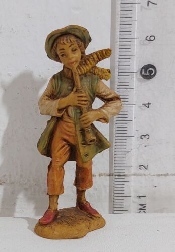 64757 Pastorello Presepe Fontanini - Statuina in plastica - Suonatore - Zdjęcie 1 z 3