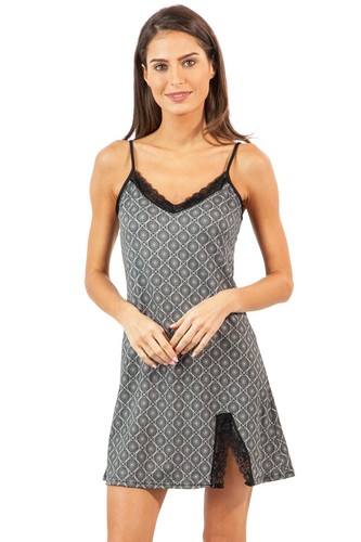 Casual Nights Women's Sleepwear Lace Trim Slip Camisole Nightie - Picture 6 of 61