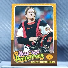 Adley Rutschman 2024 Topps Heritage NEW AGE PERFORMERS #NAP-9 - Orioles
