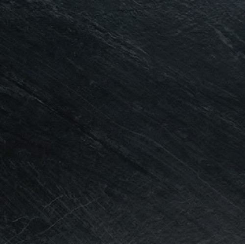Carrelage Imitation Pierre Ragno Slate Black 60x60 Cm - R5ZK - Grès Cérame Italien