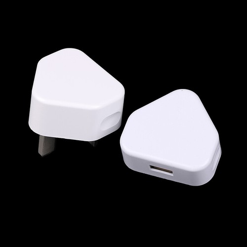 UK Mains 3 Pin Plug Adapter Wall Charger 1/2-Port Dual USB For Phones Tab-G5 - Zdjęcie 4 z 14