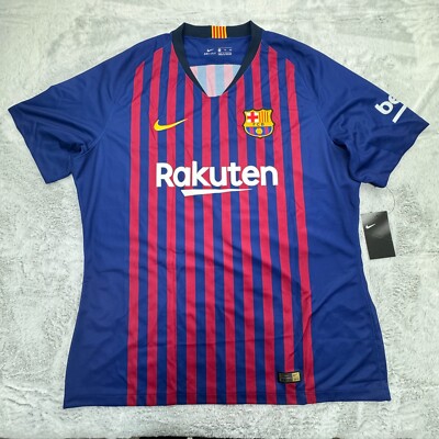 Nike 2018 FC Barcelona Vapor Match Home Authentic Soccer