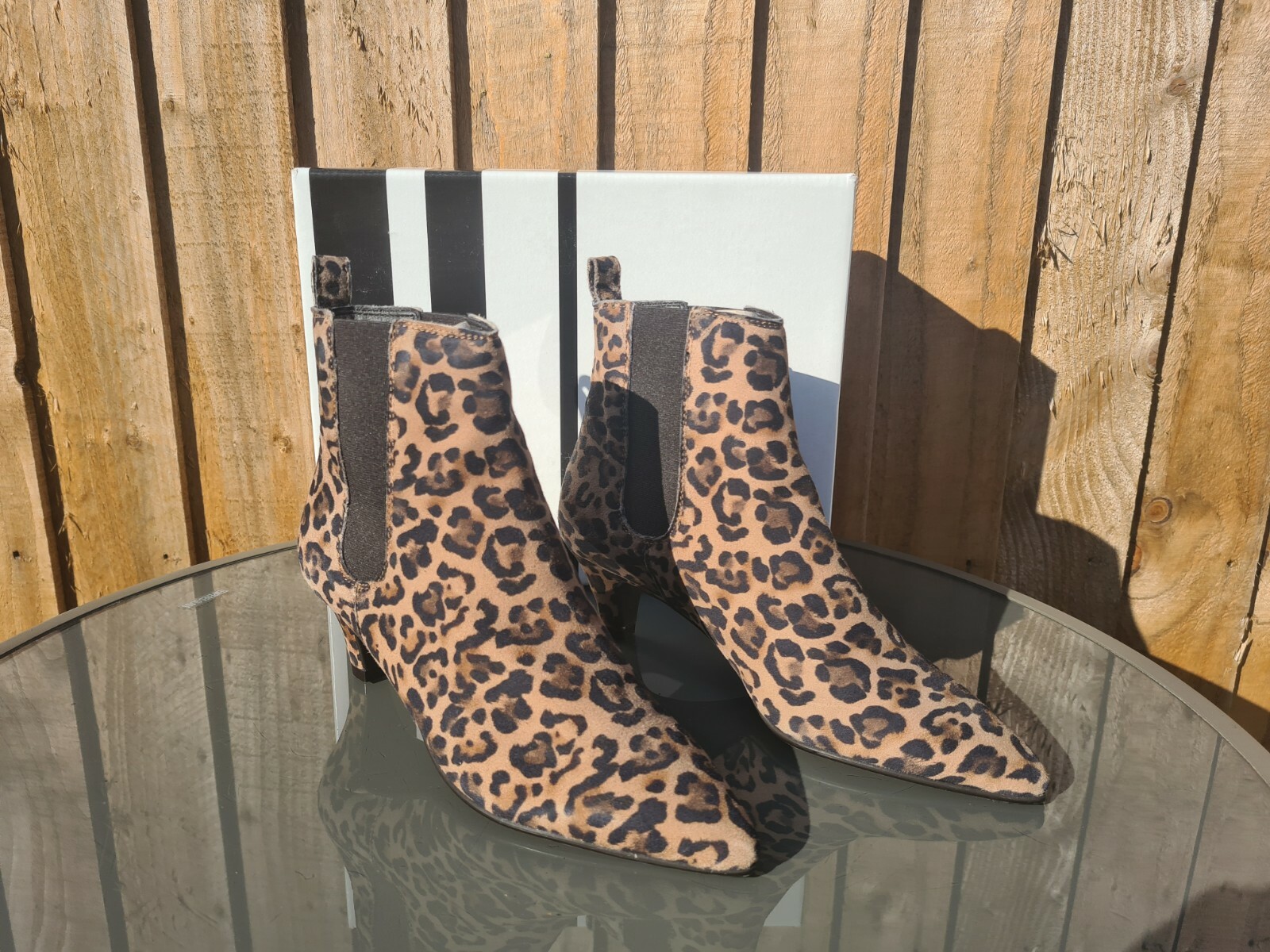 John Lewis Patti Leopard Skin Heeled 