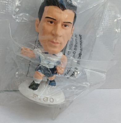 Corinthian microstars sealed Figo AWAY Portugal White 2002 MC976