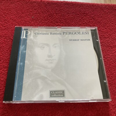 Giovanni Battista Pergolesi: Stabat Mater Audio CD Salve Regina03871
