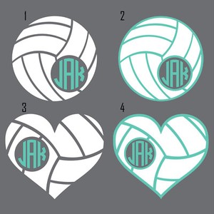 volleyball stickers for hydro flask
