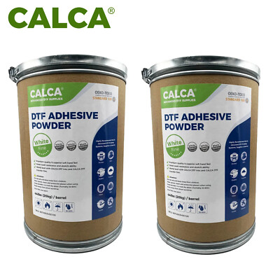 2 Barrels Direct to Film TPU DTF Powder, Fine Hot Melt Adhesive Powder US Stock
