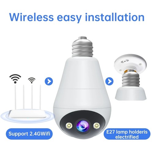 360° 3MP HD FUNK WLAN WIFI IP NETZWERK CAMERA In out ÜBERWACHUNGSKAMERA - Bild 3 von 6
