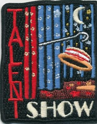 Girl Boy Cub TALENT SHOW Fun Patches Crests Badges SCOUT GUIDE variety