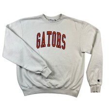Florida Gators Sweatshirt Mens Medium Champion Eco Authentic Crewneck Logo NCAA