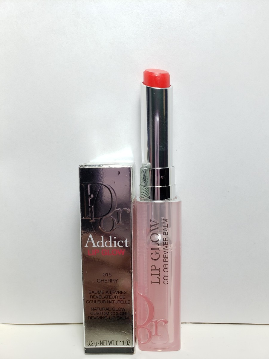 Dior Addict Lip Glow Lip Balm 015 Cherry FULL SIZE NEW IN BOX