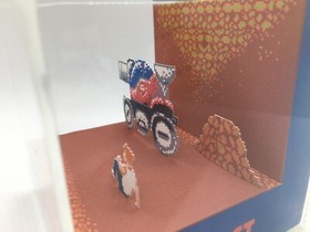 Blaster Master for the NES Nintendo Intro Screen Shadow Box Diorama Cube