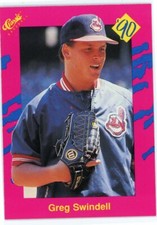 1990 CLASSIC PINK UPDATE #T48 - GREG SWINDELL - CLEVELAND INDIANS
