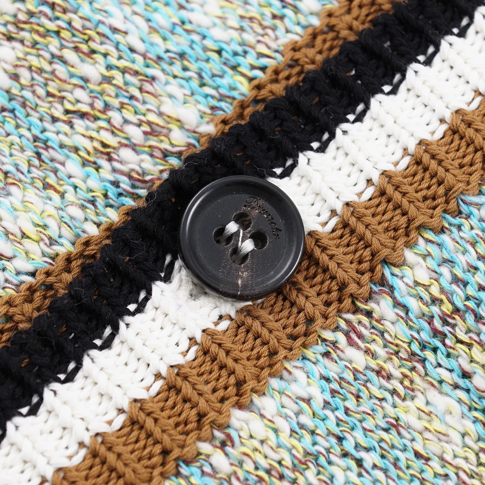 Drumohr Melange Knit Cotton and Linen Cardigan Sweater M (Eu 50) NWT - Image 4 of 4