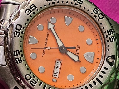 Seiko Divers 200 Men's Bracelet Watch Scuba Sapphlex Crystal Stainless 270097 - Picture 16 of 16