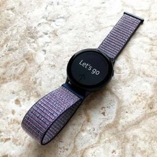 Midnight Blue Nylon Hook and Loop Band for Garmin Vivomove HR, Luxe, Trend -B20