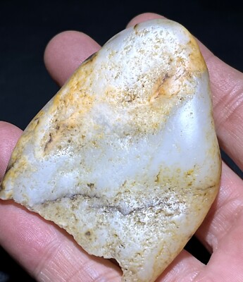 68G Certified 100% Natural Hetian jade(Nephrite) Raw stone 和田玉
