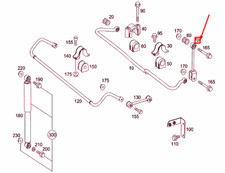 NEW MERCEDES-BENZ SPRINTER 906 REAR ANTI BAR STABILISER BAR A9063201389 GENUINE