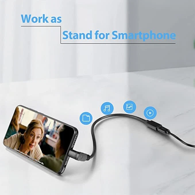 1 Ft. USB Type C | 90 Degree Right Angle | Male to Female | Sync and Charge - Image 2 of 4