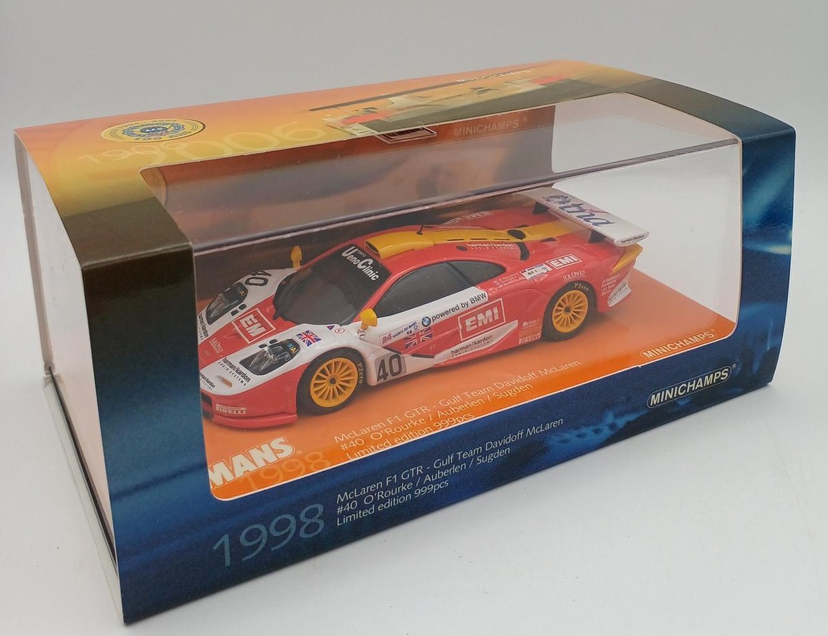 Minichamps 1/43 McLaren F1 GTR Le Mans 1998 Open Box Model