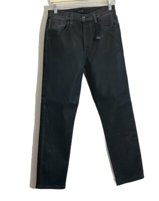 JOE'S Woman SEDNA High Rise Straight Ankle Coated Two Tone Jeans Size: 28