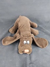 Vintage 1985 Pound Puppies Puppy Plush 18 Dark Brown Chocolate By Tonka