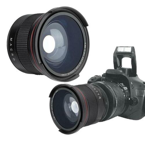 New 58mm 0.35X Fisheye Camera Lens Wide Angle For Canon Rebel T7 EOS 80D 77D 70D - Picture 3 of 13