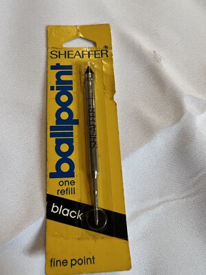 Vintage Sheaffer Ballpoint One Refill Black Fine Point 