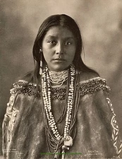 Chiricahua Apache Hattie Tom 8.5x11" Photo Print Native American Woman 1899