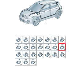 VOLKSWAGEN T-CROSS C11 18Pin Flagt Contact Housing 5Q0972718A