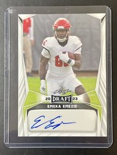 2023 Leaf Draft - Emeka Emezie #BA-EE1 Auto / RC NC State Wolfpack